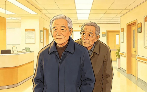 七旬聋哑爷爷来换药，护士用眼神完成了整场“对话”